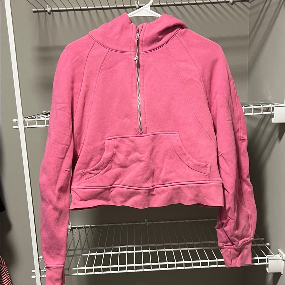 Lululemon Pink Blossom Half-Zip Hoodie Size XS/S